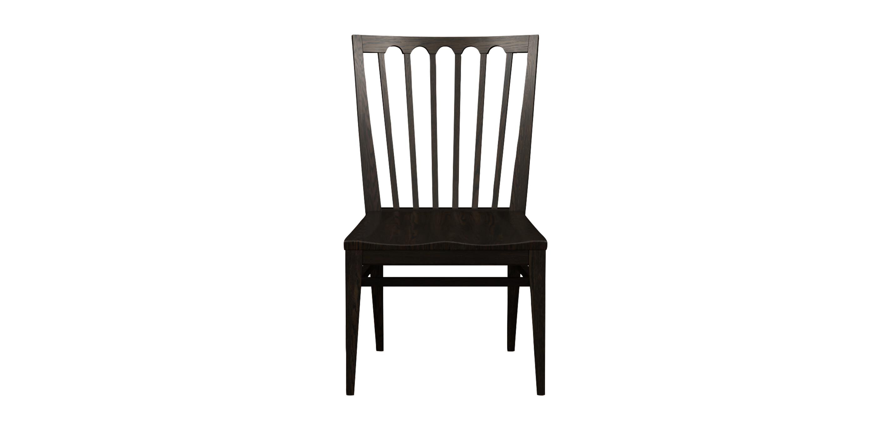 Benham Dining Side Chair, Wood Seat