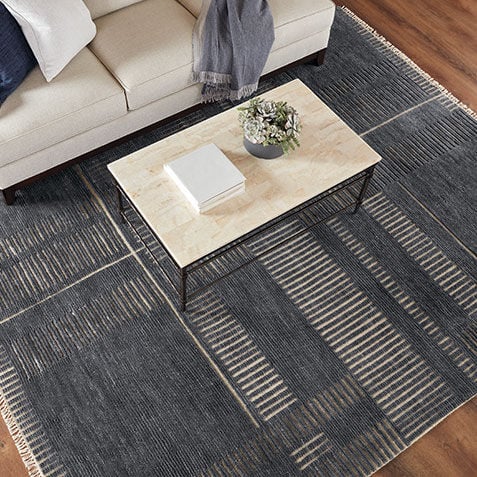 Linear Modern New Zealand Wool Rug Product Tile Hover Image 041286