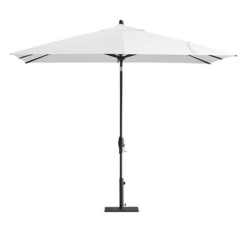 8'x10' Auto Tilt Umbrella Black Pole image 408095MST