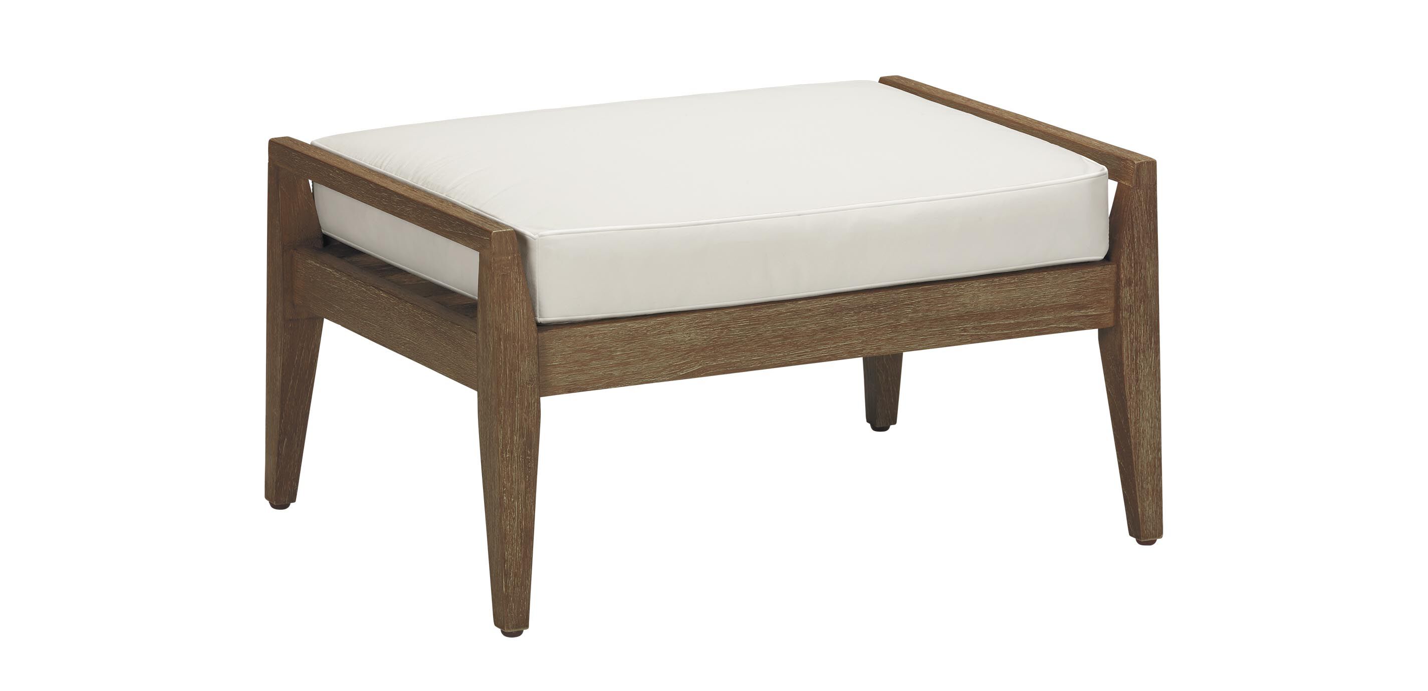 Bridgewater Cove Teak Ottoman_2