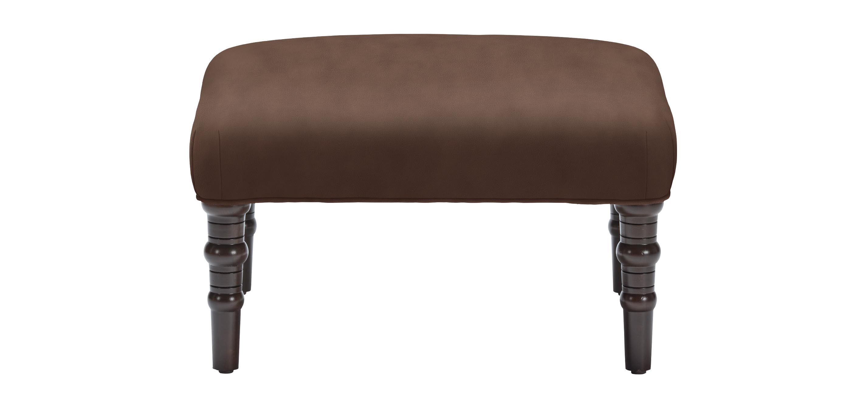 Chamberlain Leather Ottoman