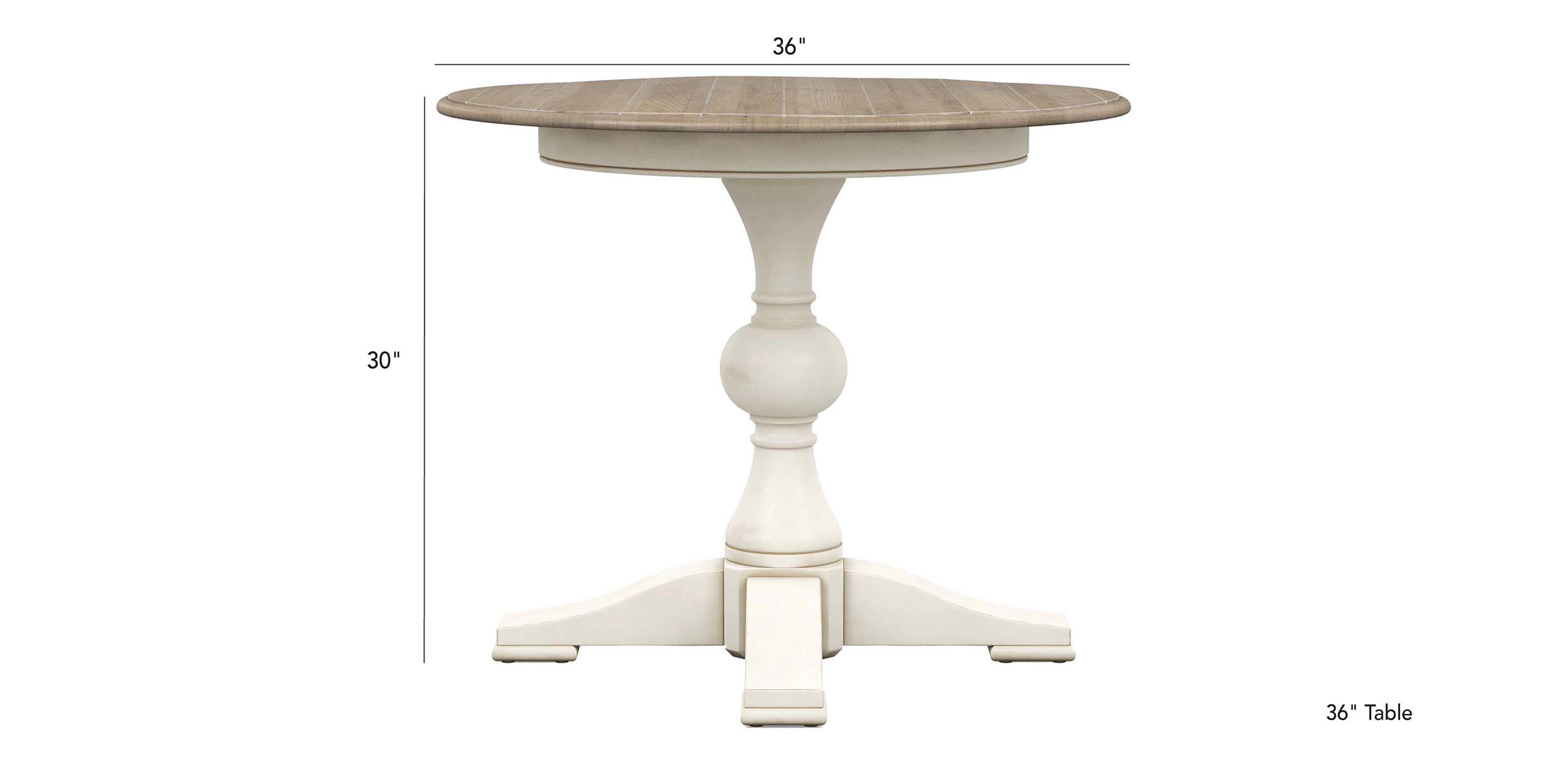 Cooper Rustic Round Dining Table_1