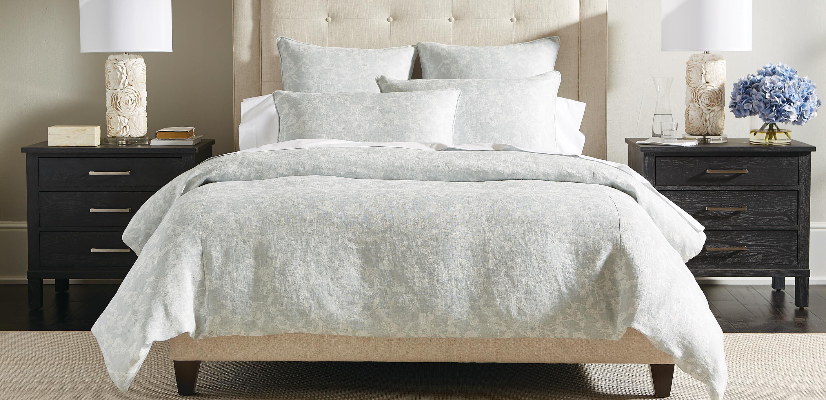 Abstract Floral Duvet Cover