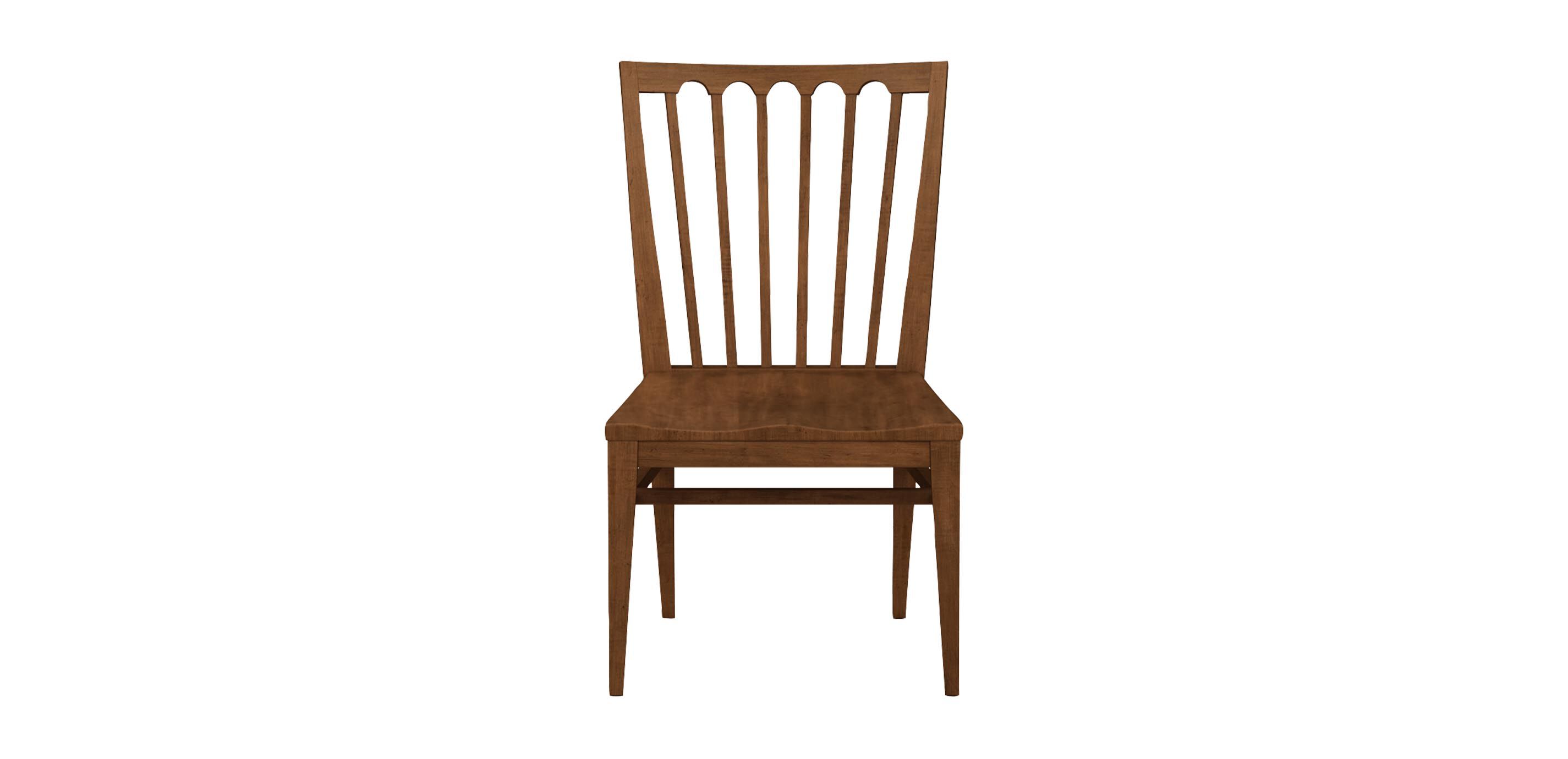 Benham Dining Side Chair, Wood Seat