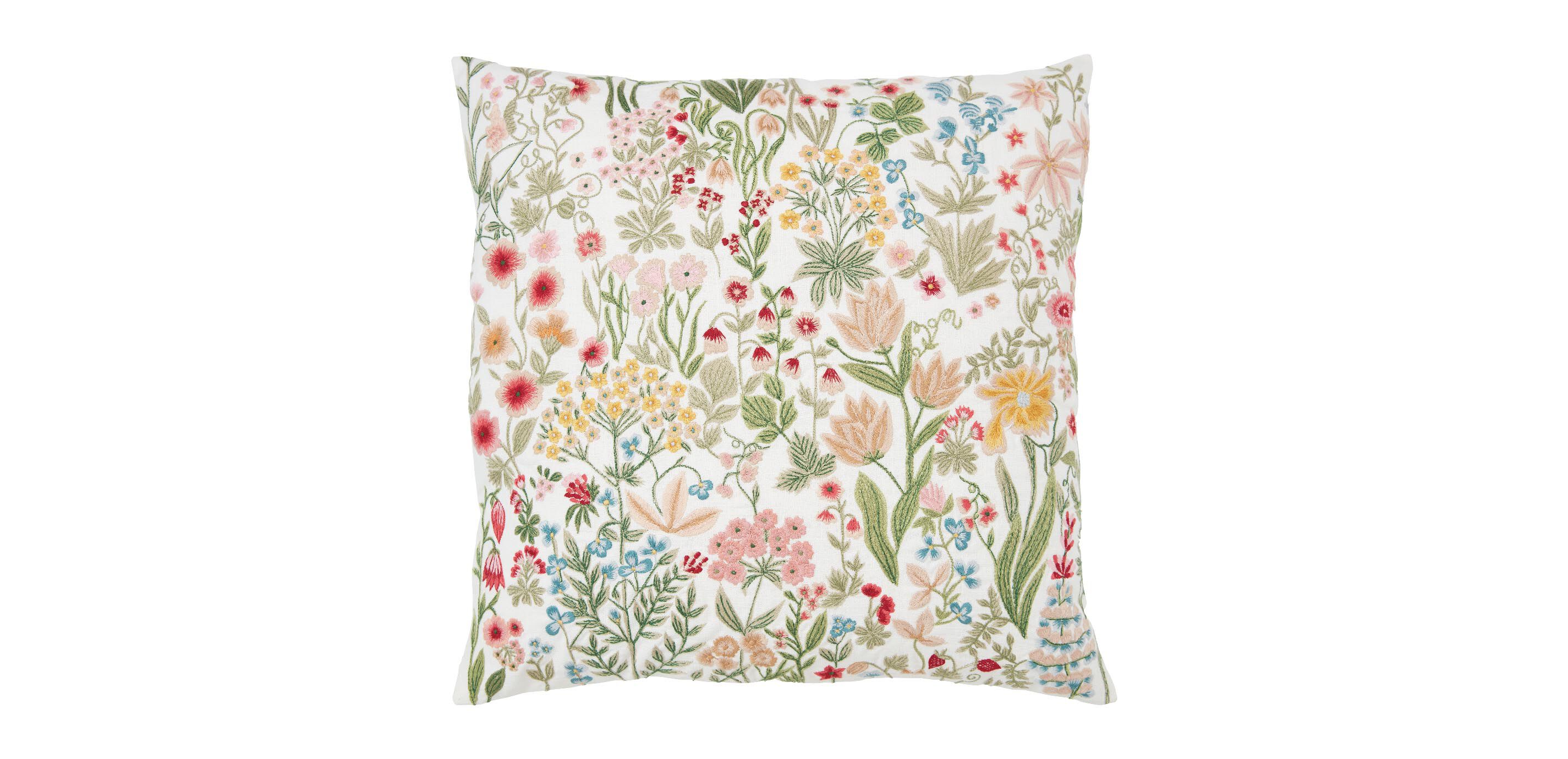 Spring Floral Garden Pillow