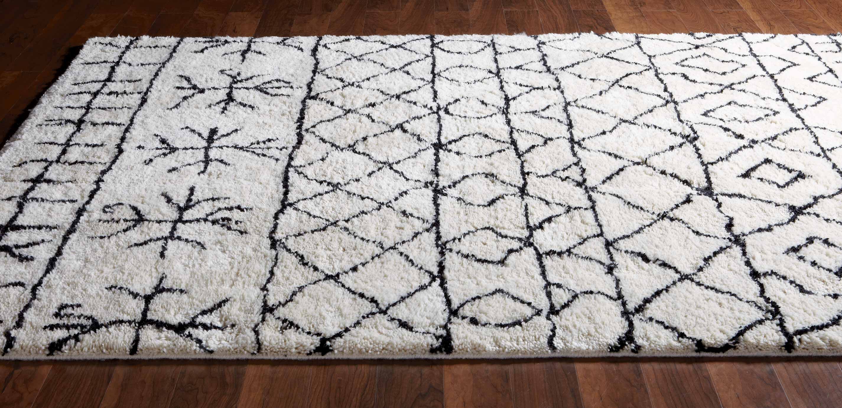 Primal Rug, Ivory/Black_1