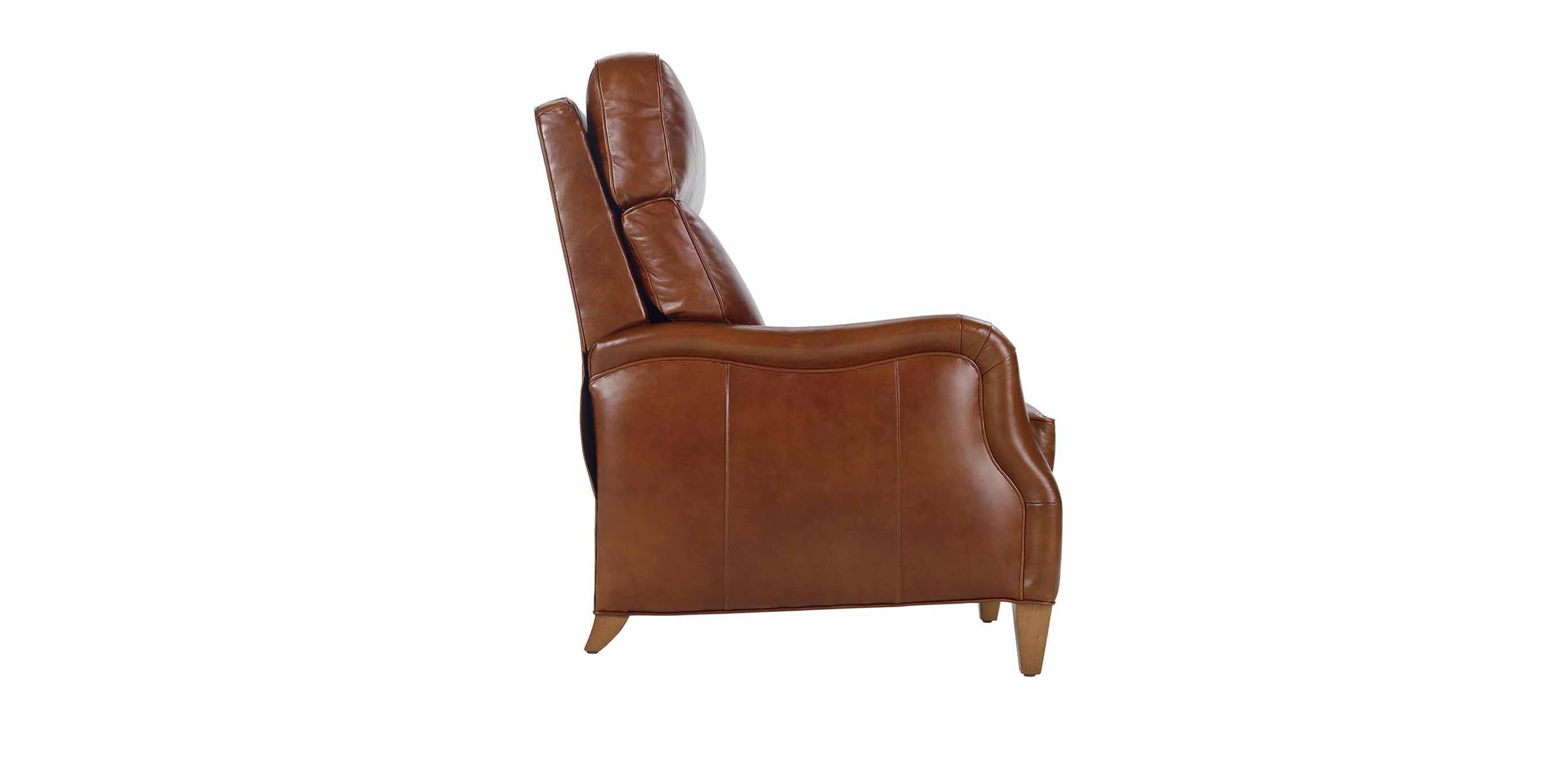 Aiden Leather Recliner, Old English/Saddle_3