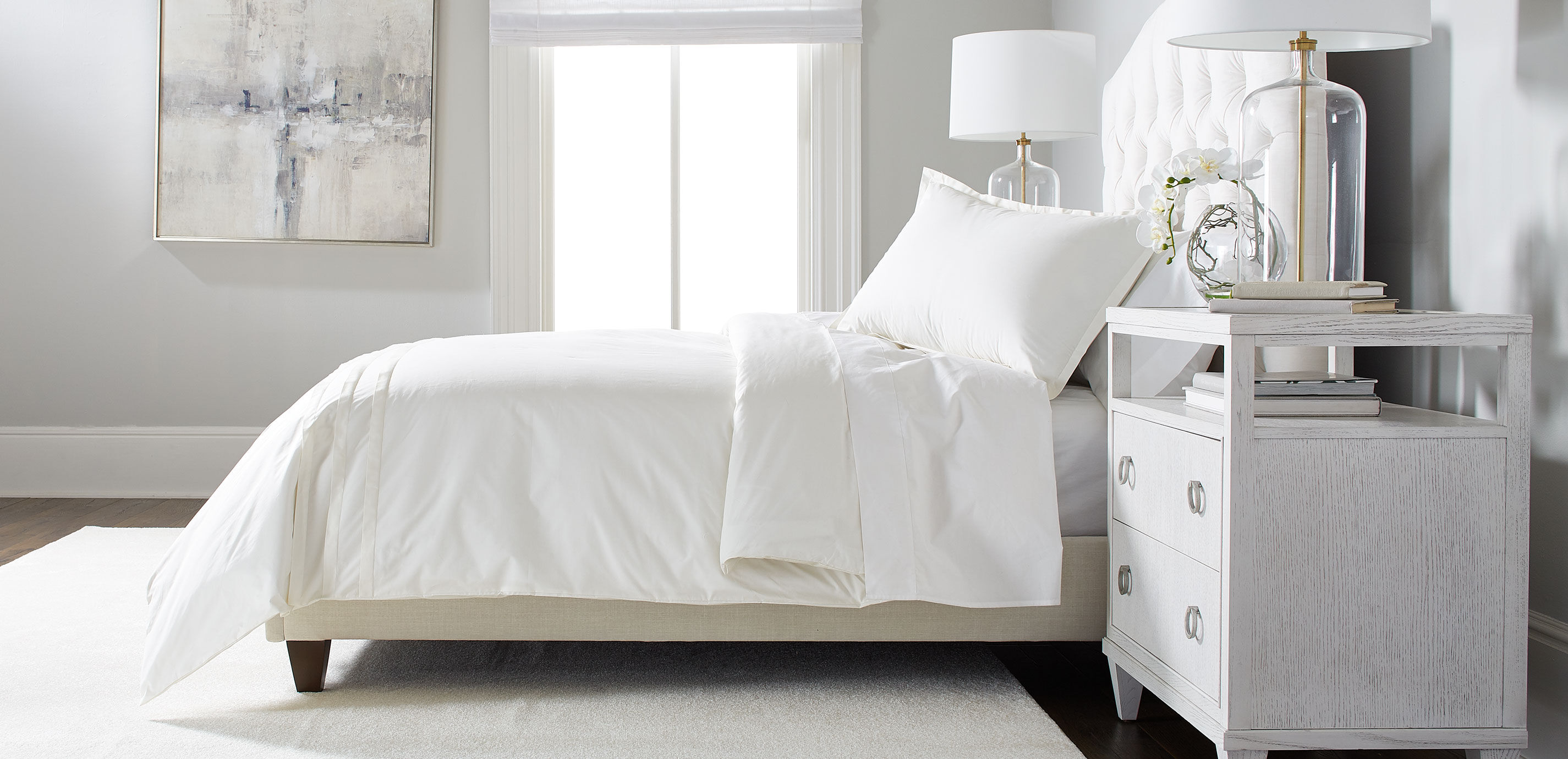 Pleated Percale Duvet Cover_2