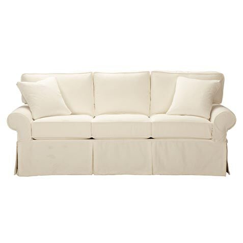 Bennett Roll-Arm Slipcovered Sofa image bennettslp
