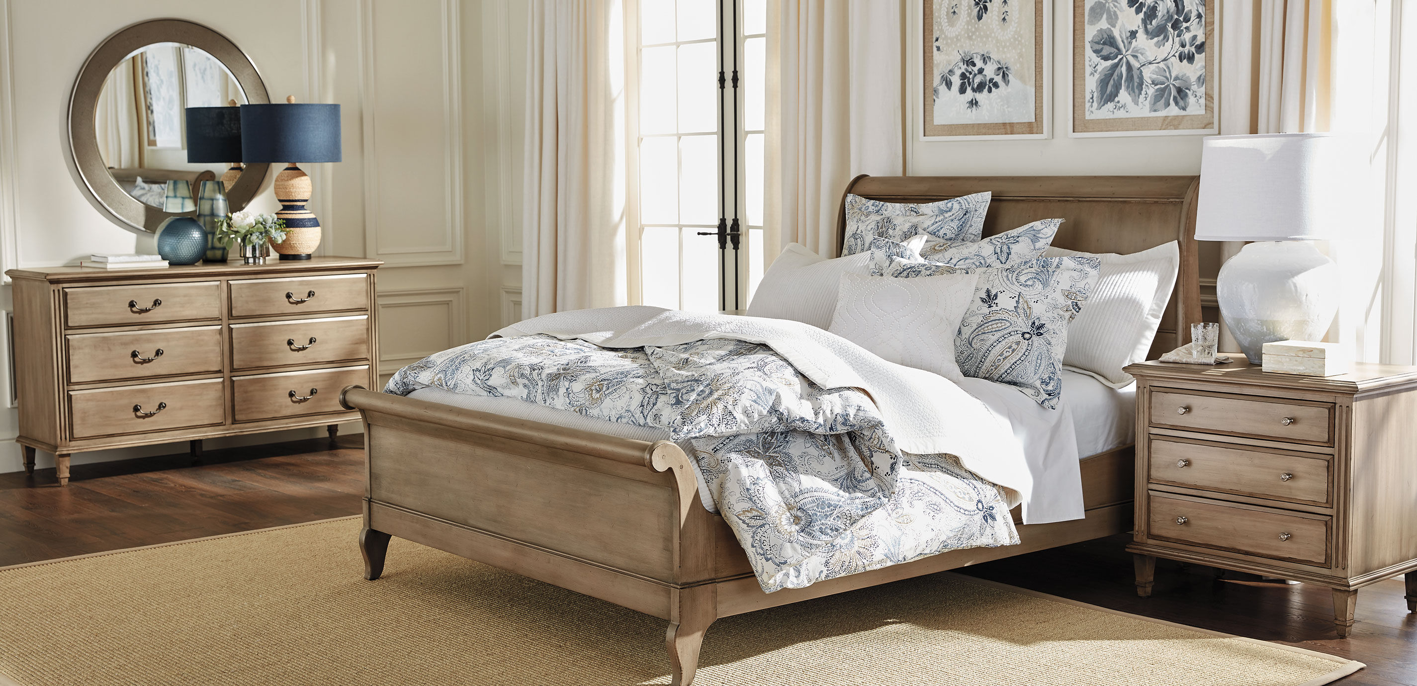Chloe Bed Ethan Allen Sleigh Beds Ethan Allen