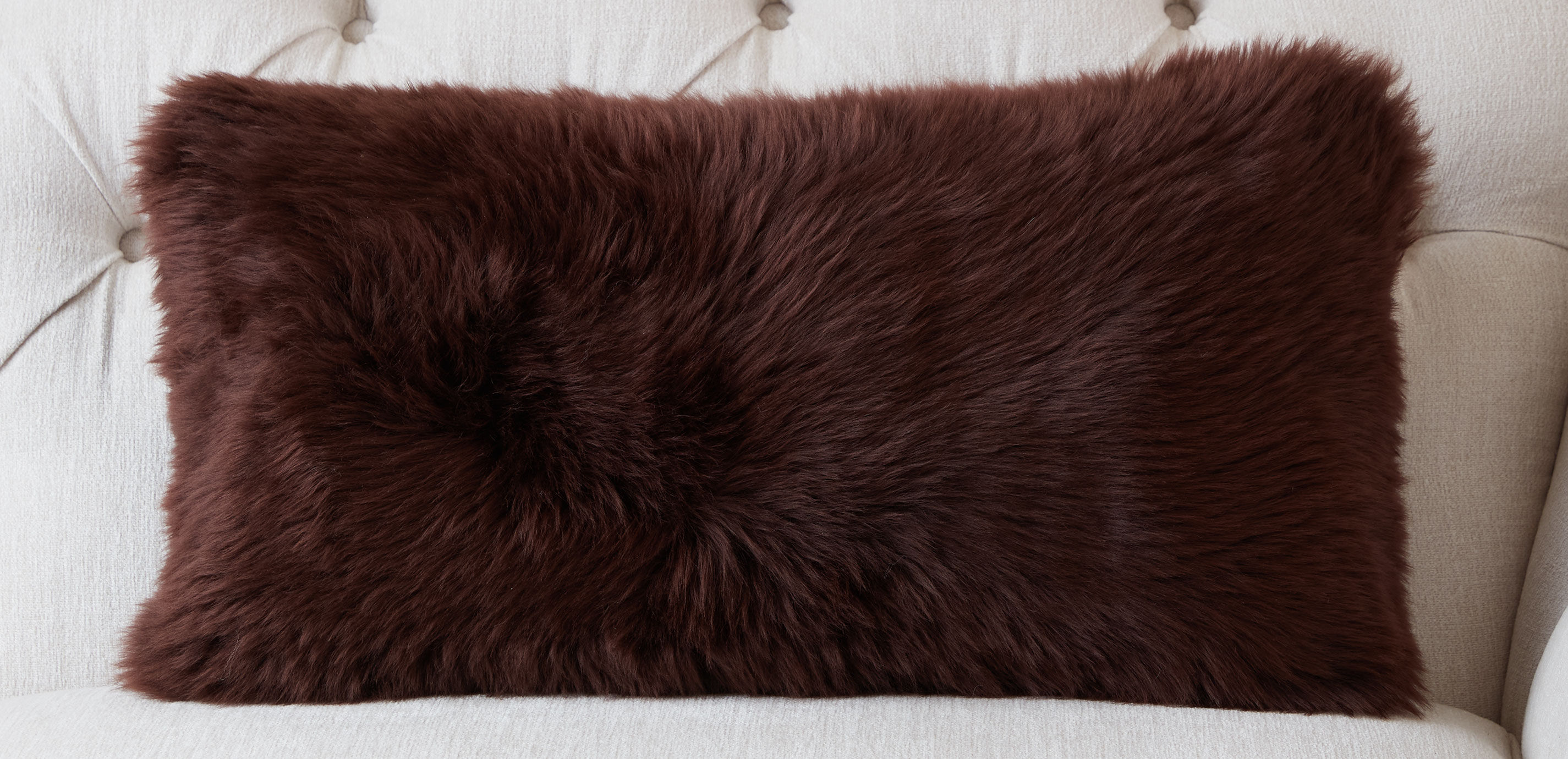 Long Hair Sheepskin Lumbar Pillow_2