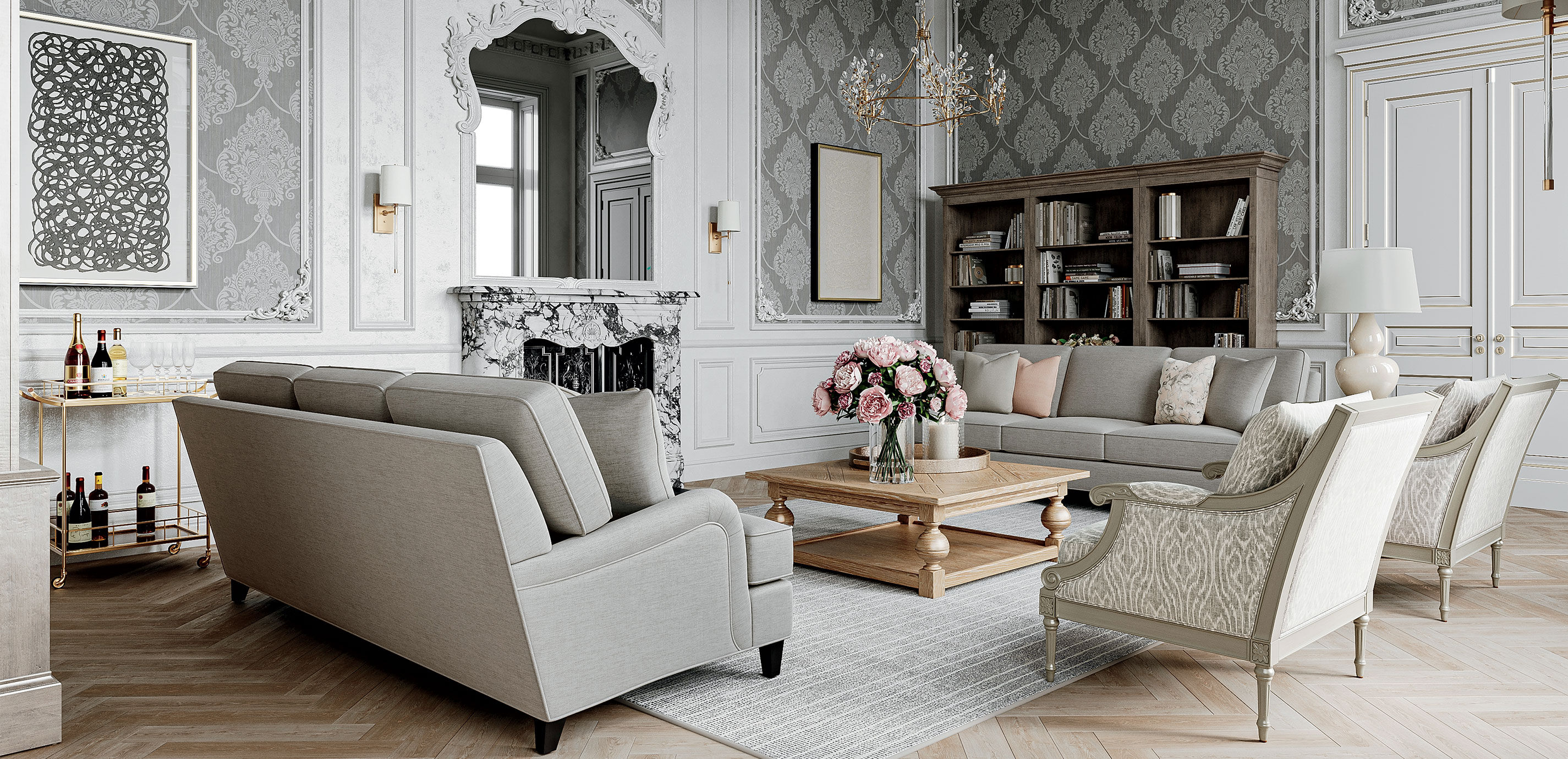 Luzana Metal Bar Cart_14