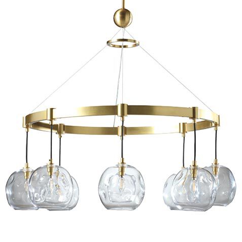 Levy Glass Globe Chandelier image