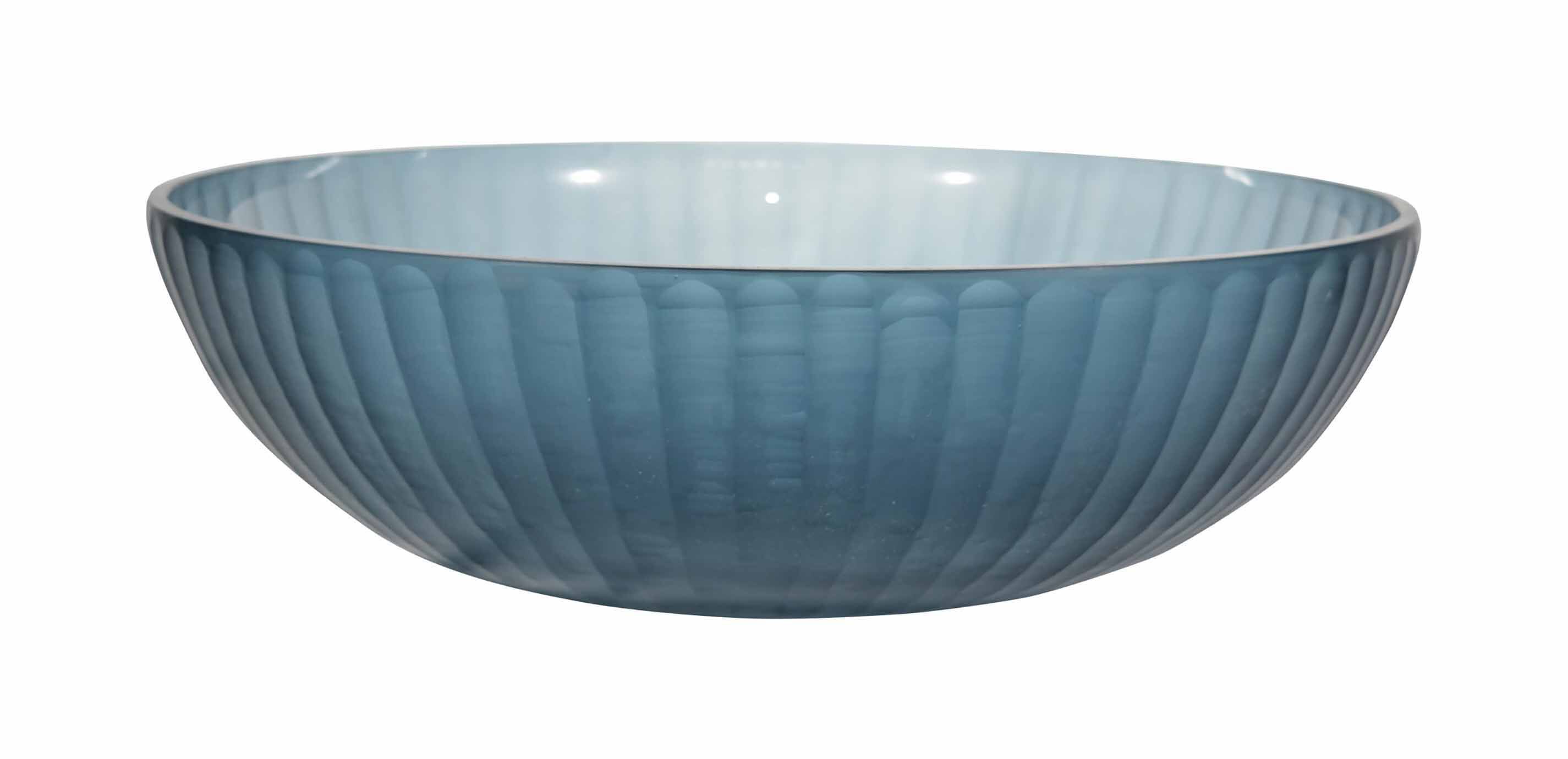 Afina Blue Glass Bowl