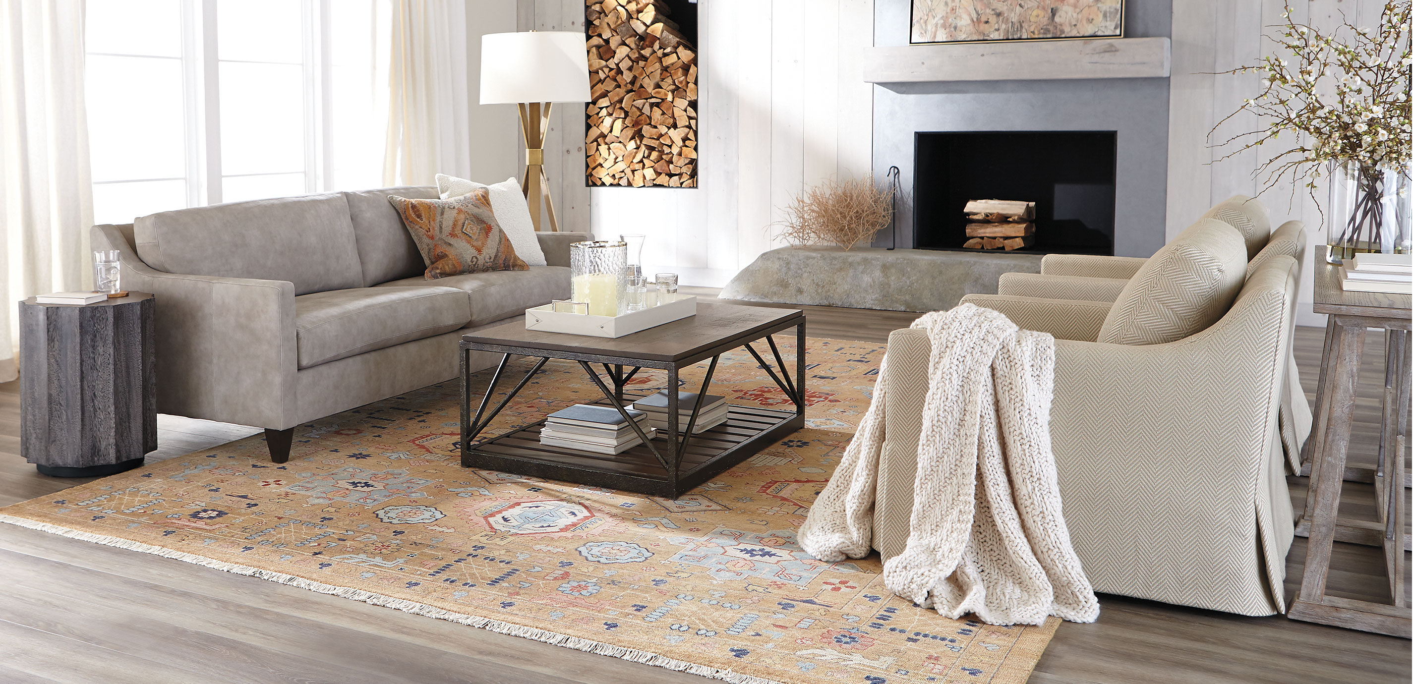 Beam Metal Base Coffee Table_7