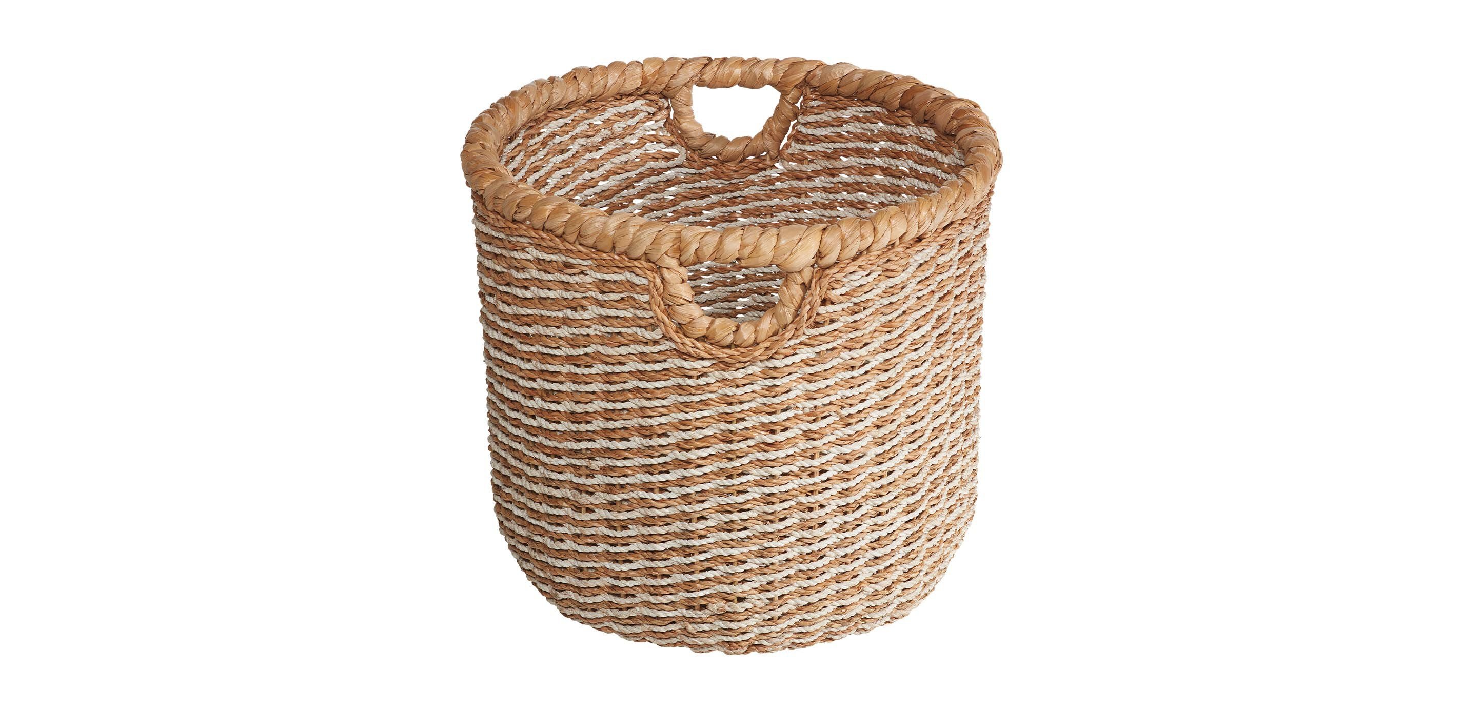 Two-Tone Rope and Seagrass Basket_1