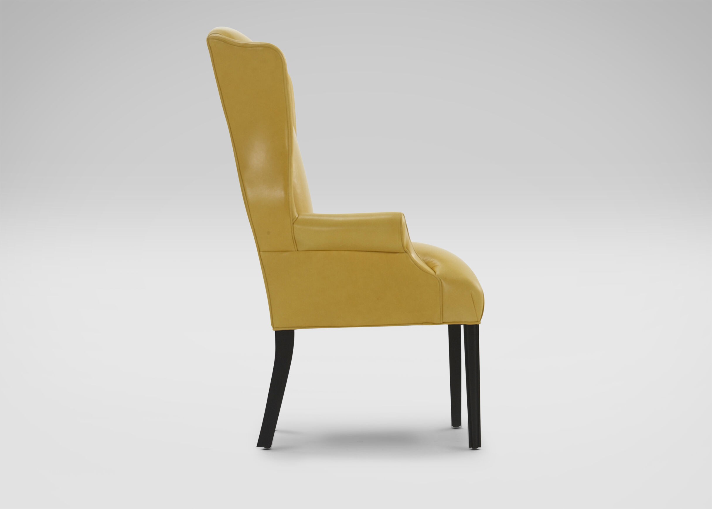 Jayden Leather Host Chair, Daffodil/Black_2