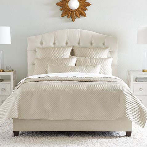 Salena Quilted Coverlet and Sham, Champagne image