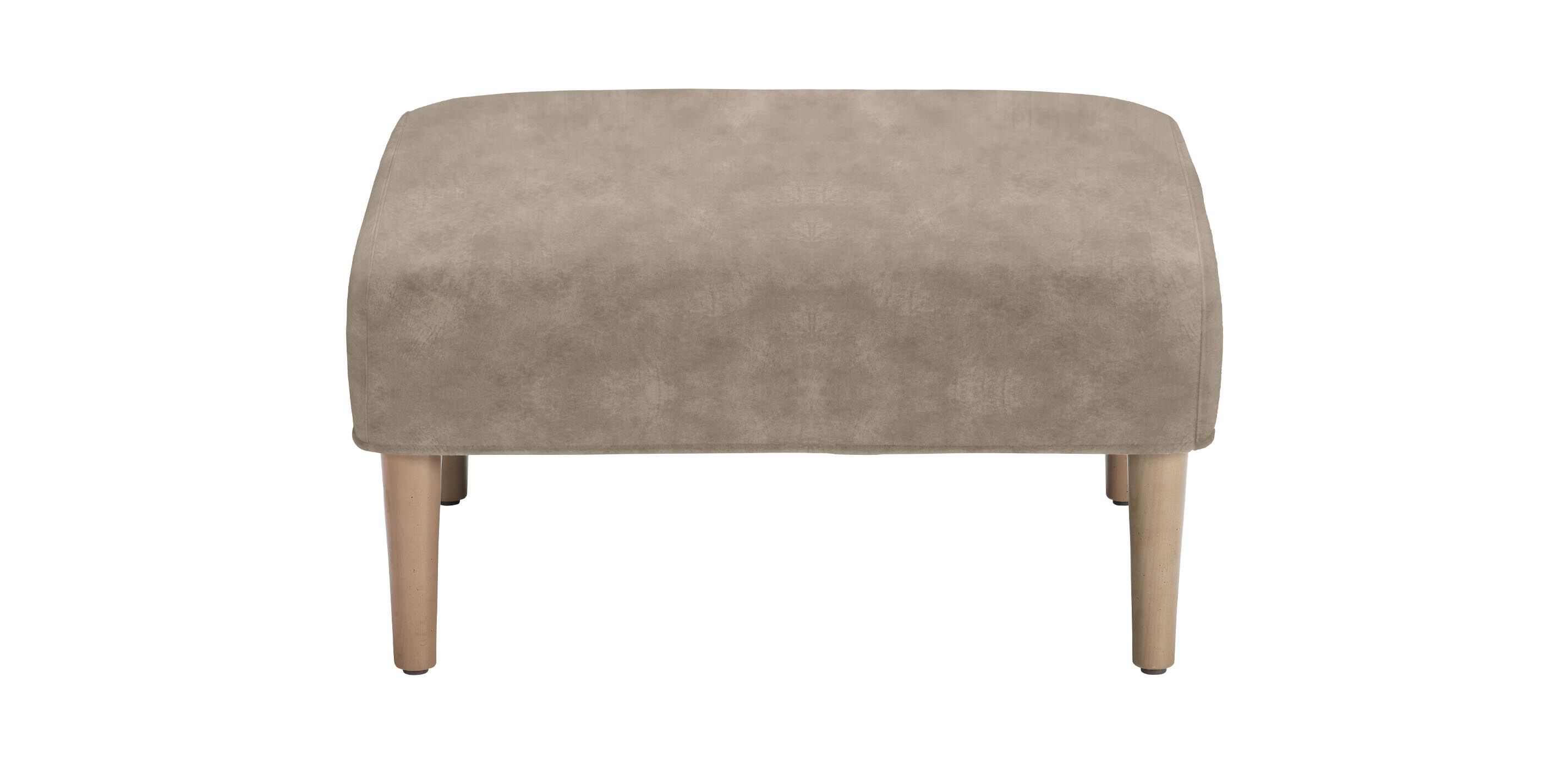 Alarik Leather Ottoman