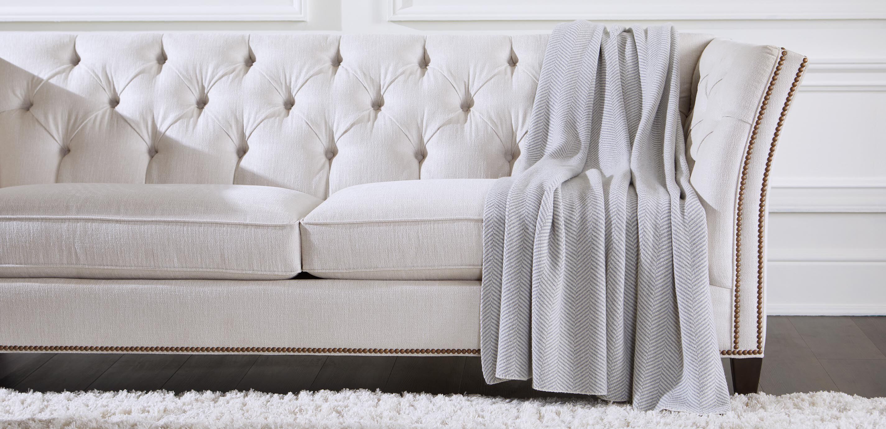 Wool Herringbone Throw