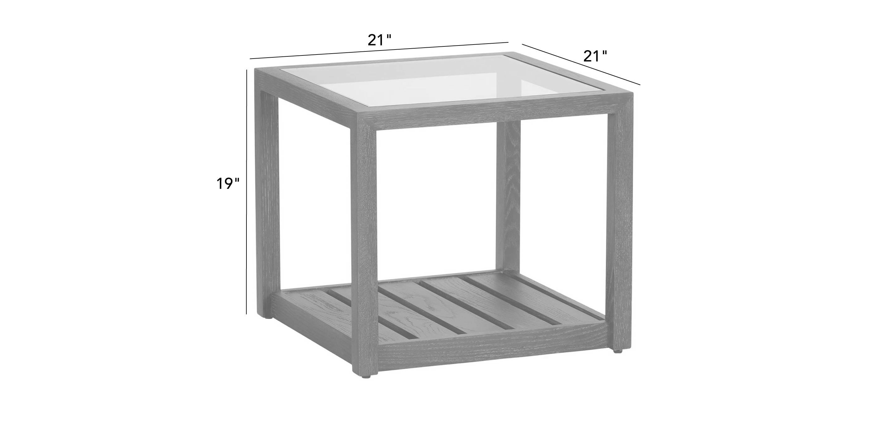 Lyons Wood and Glass Bunching Table_1