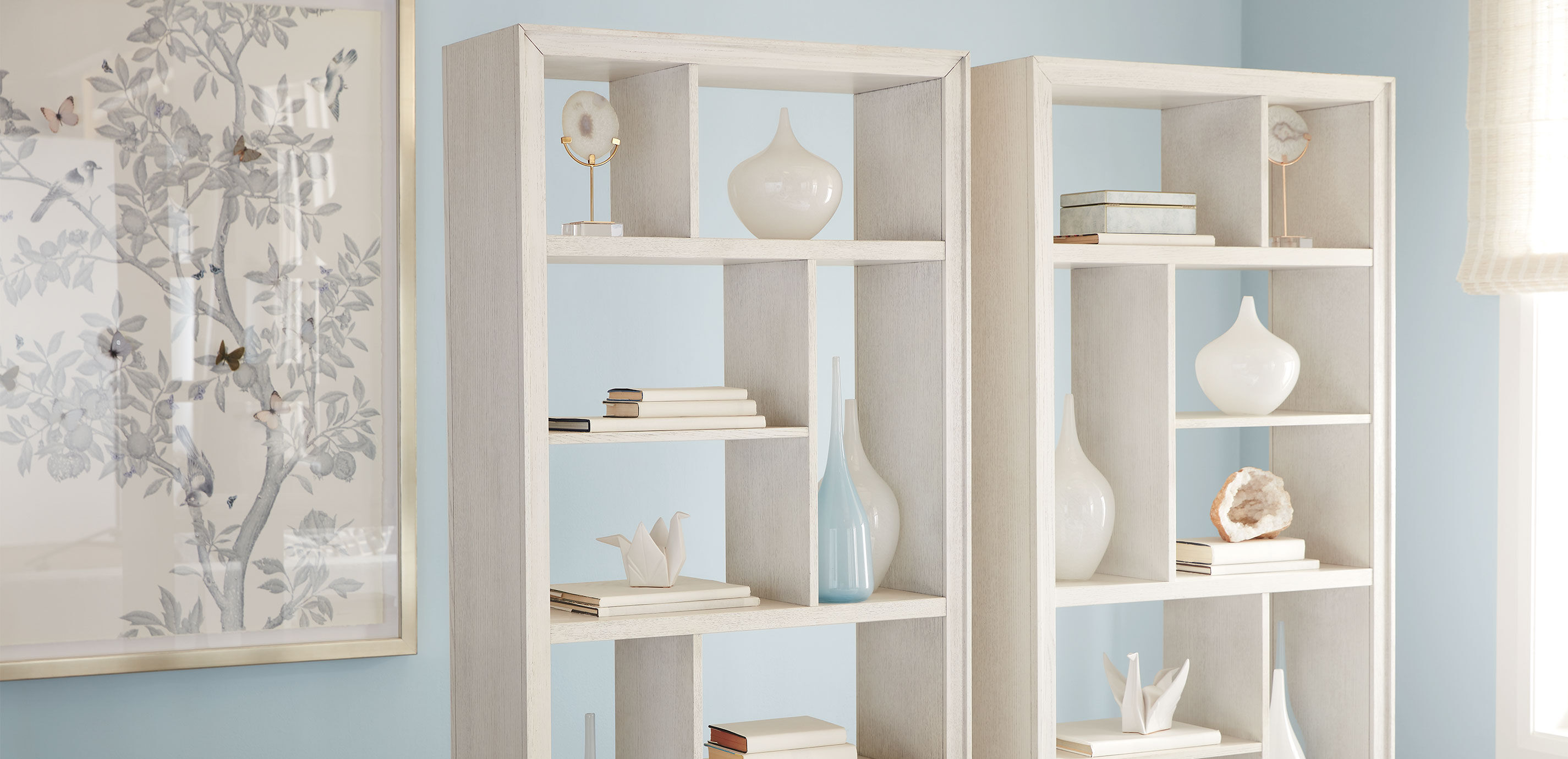 Zaria Large Reverse-Painted Blue Mirror Box_9