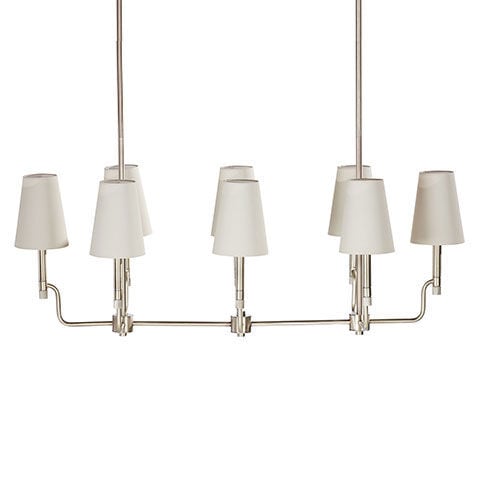 Turnbull Linear Chandelier, Polished Nickel image