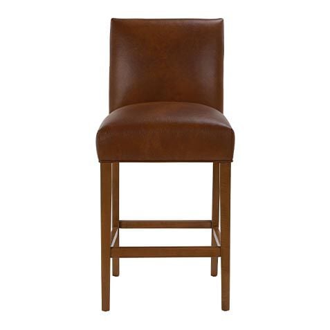 Thomas Leather Barstool image 727310