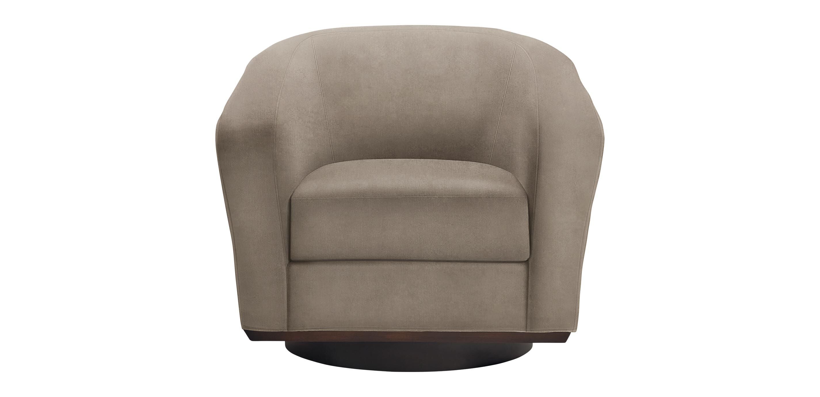 Helena Leather Swivel Chair