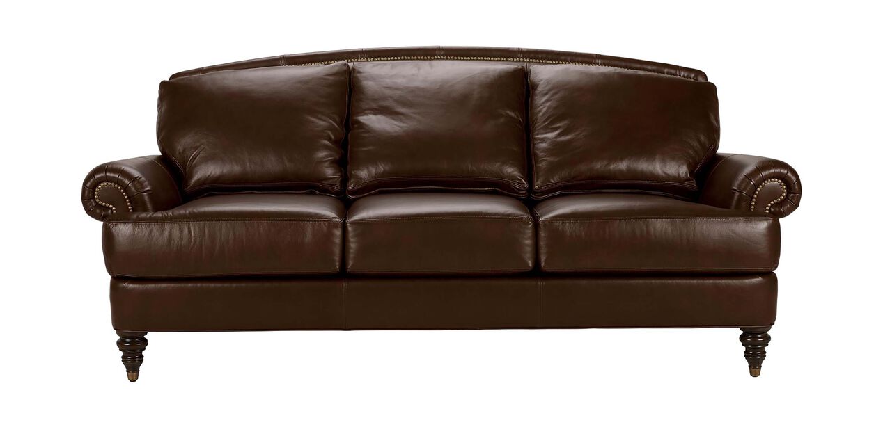 Hyde Leather Sofas Quick Ship, Ethan Allen Leather Sofa And Loveseat