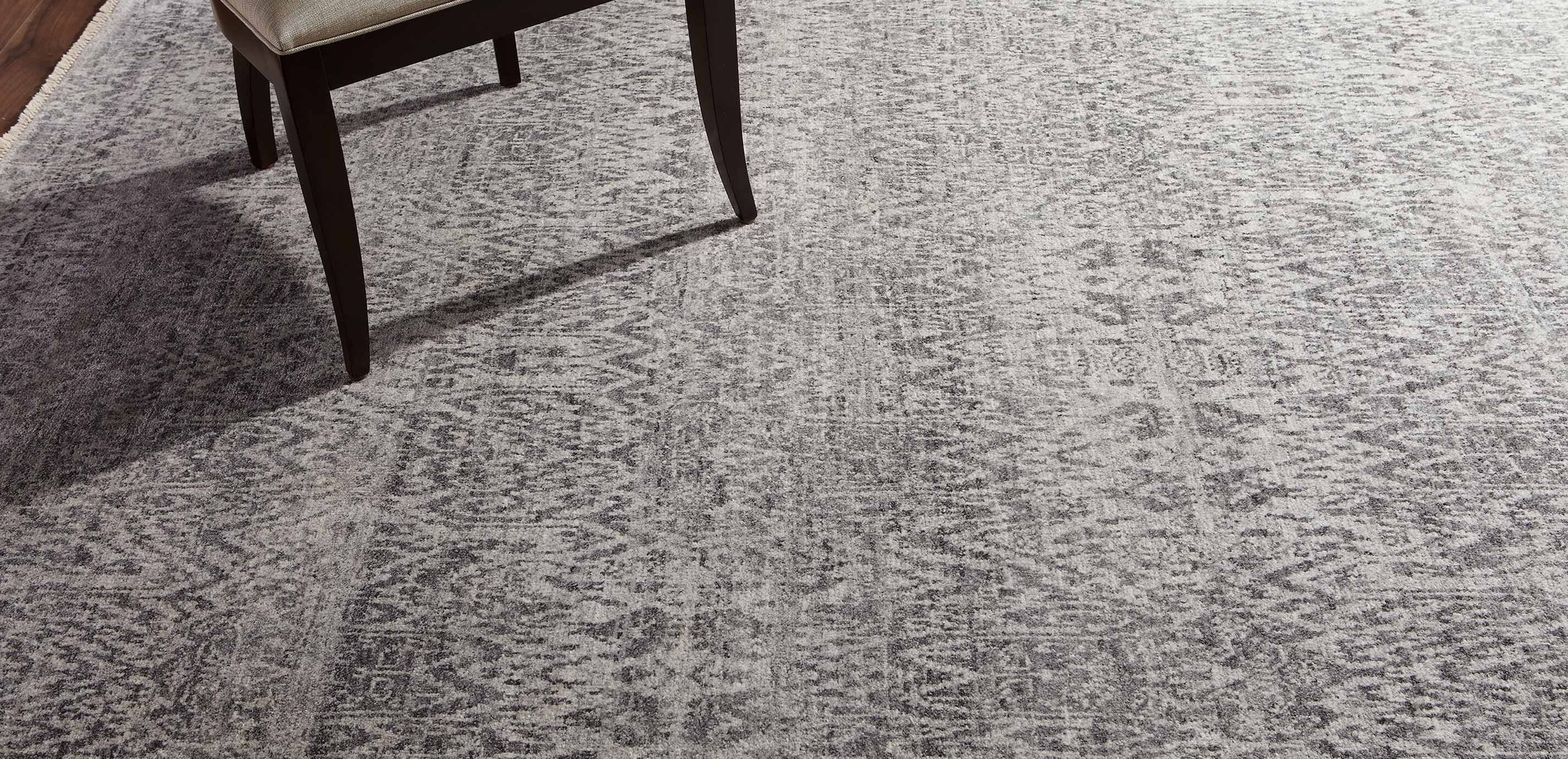 Ikat Rug, Gray/Ivory_1