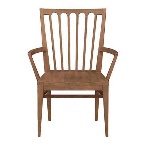 Benham Dining Armchair, Wood Seat image
