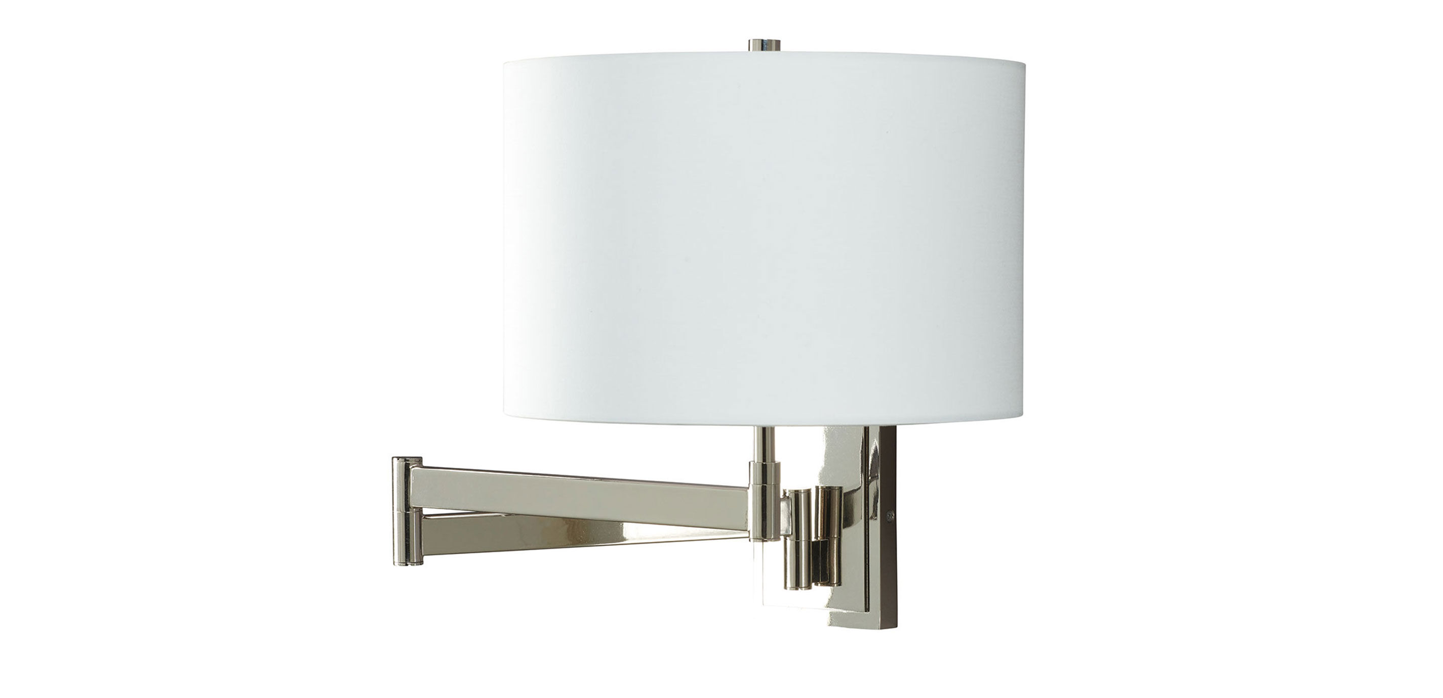 Tiberius Swing Arm Sconce, Hardwire/Plug-In