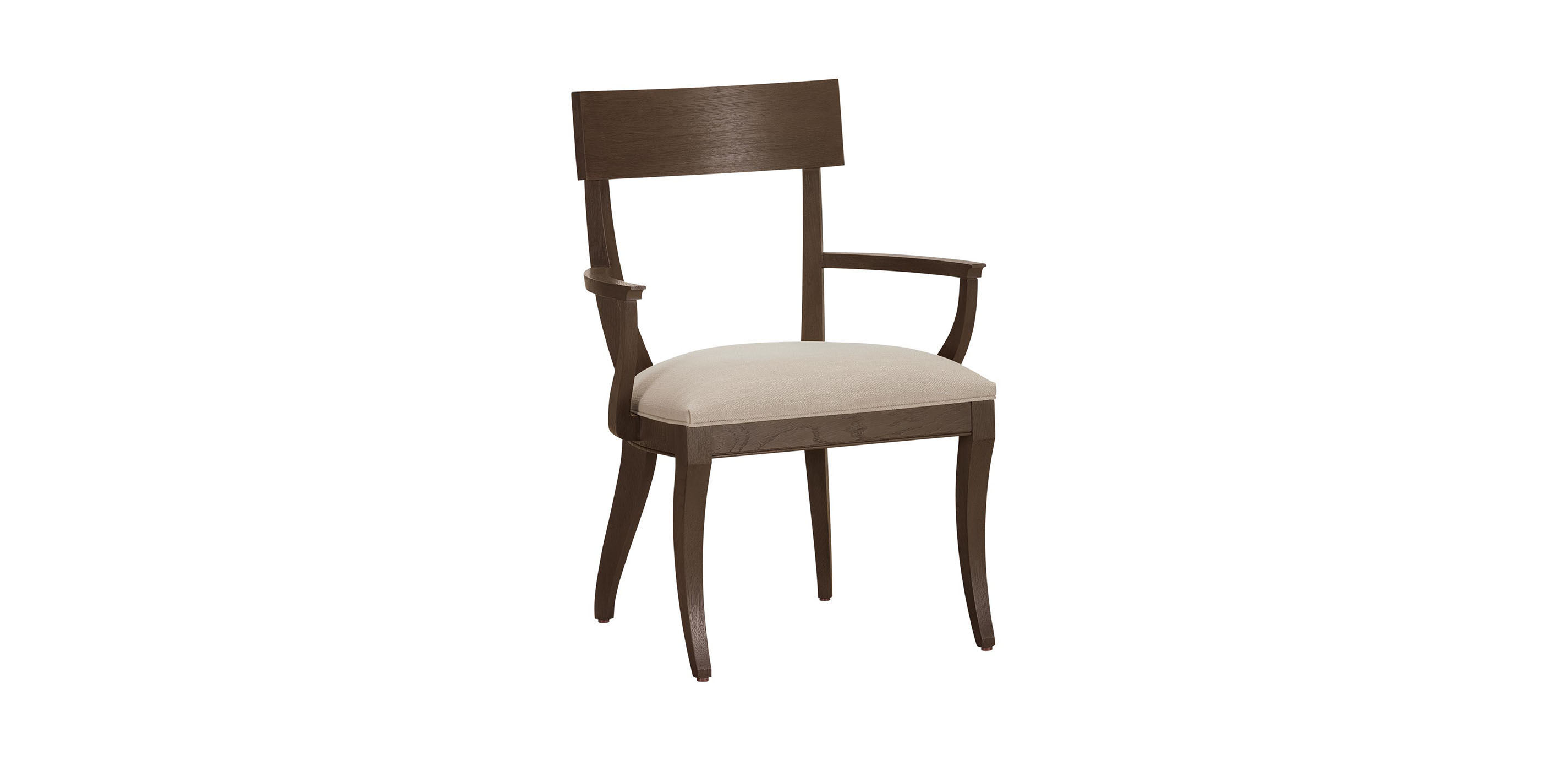 Klismos Oak Armchair, Chestnut_2