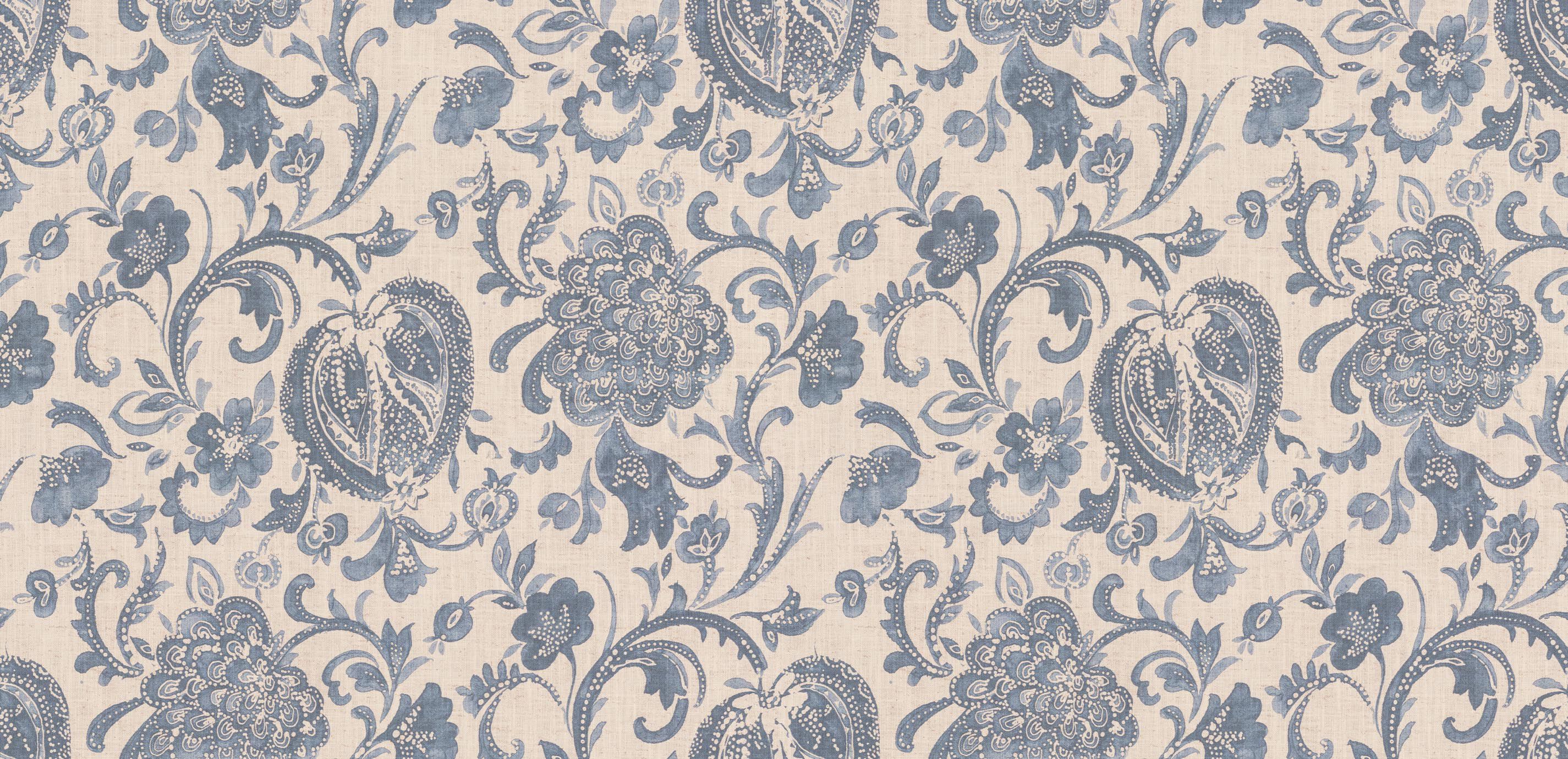 Eryn Navy Fabric By the Yard