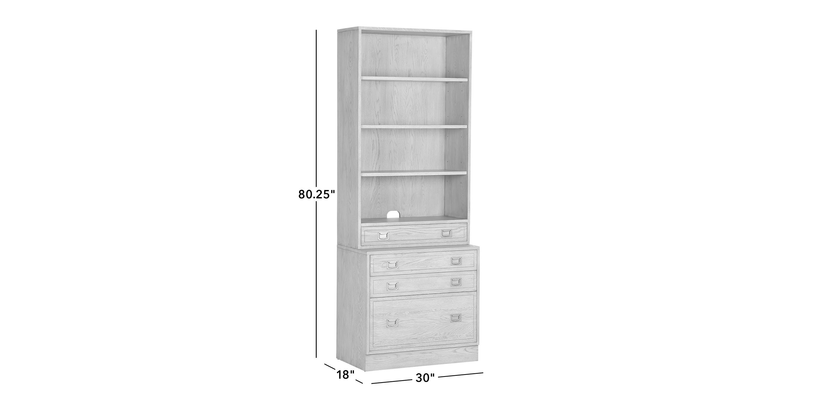 Callum Bookcase with File Cabinet_2