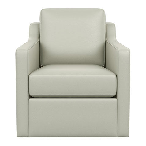 Wes Leather Swivel Chair image