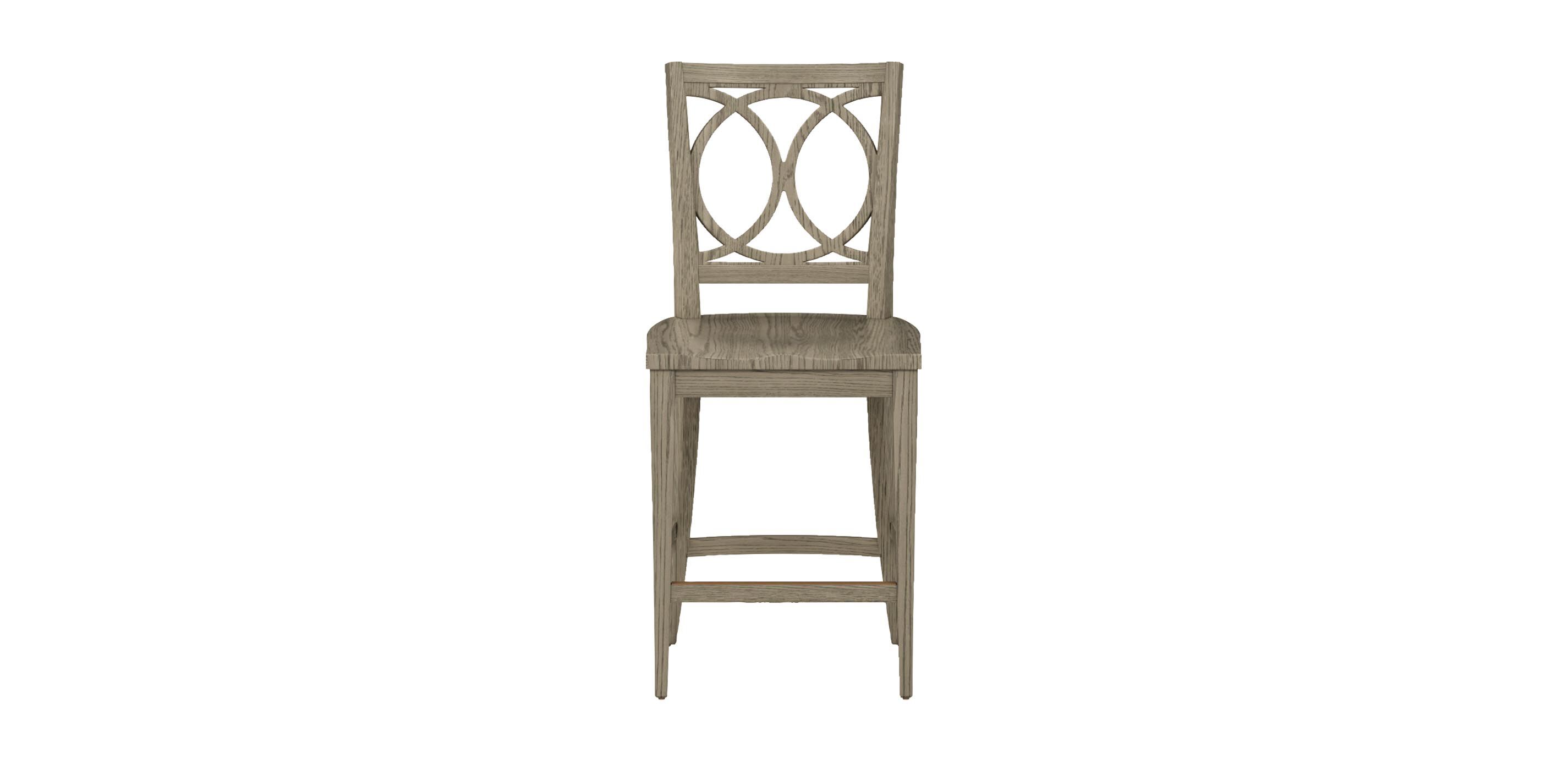 Cyra Counter Stool, Wood Seat