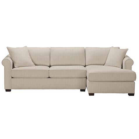 Spencer Build-Your-Own Roll-Arm Sectional, 24"D image