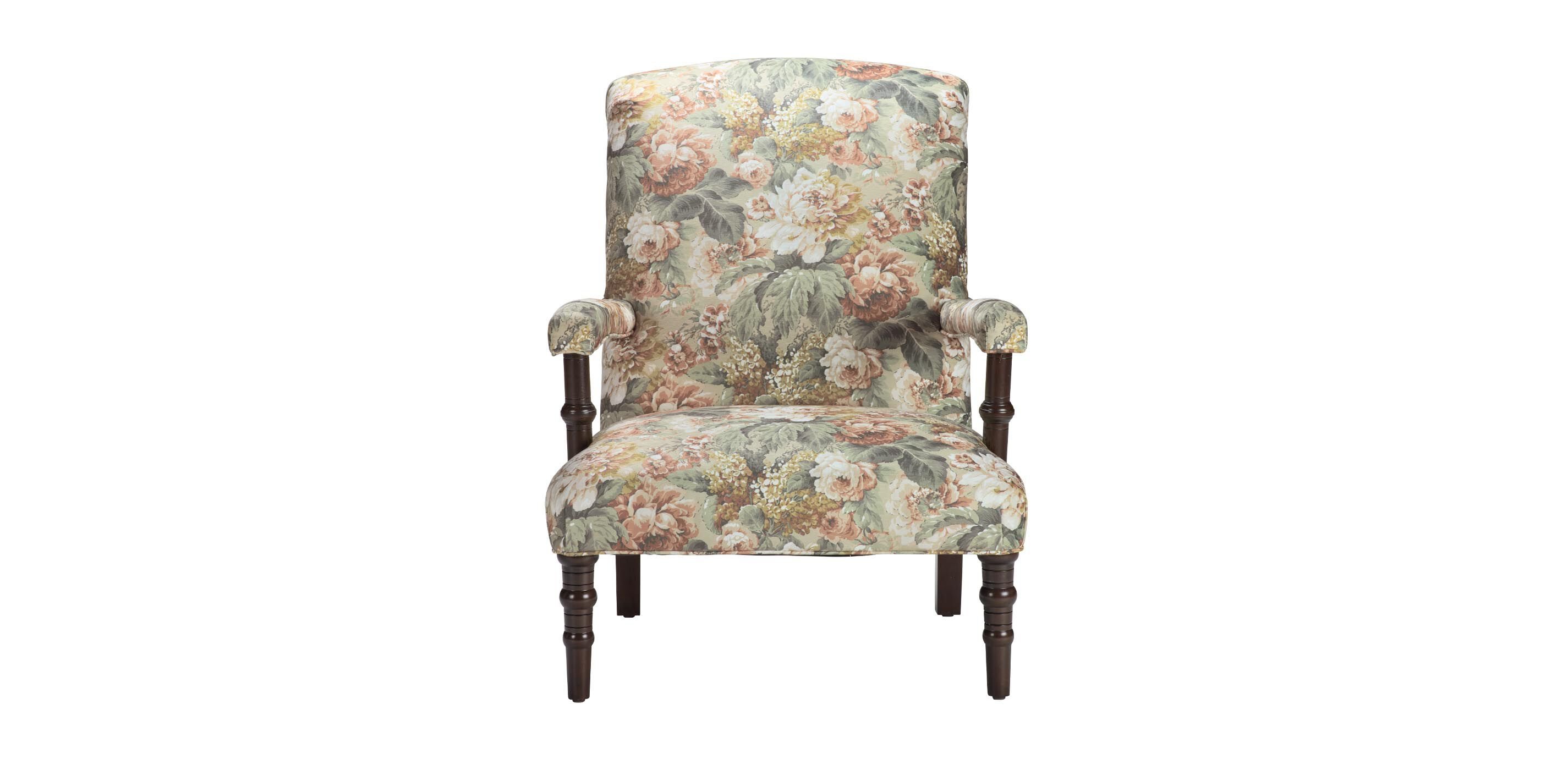Chamberlain Scroll-Back Accent Chair