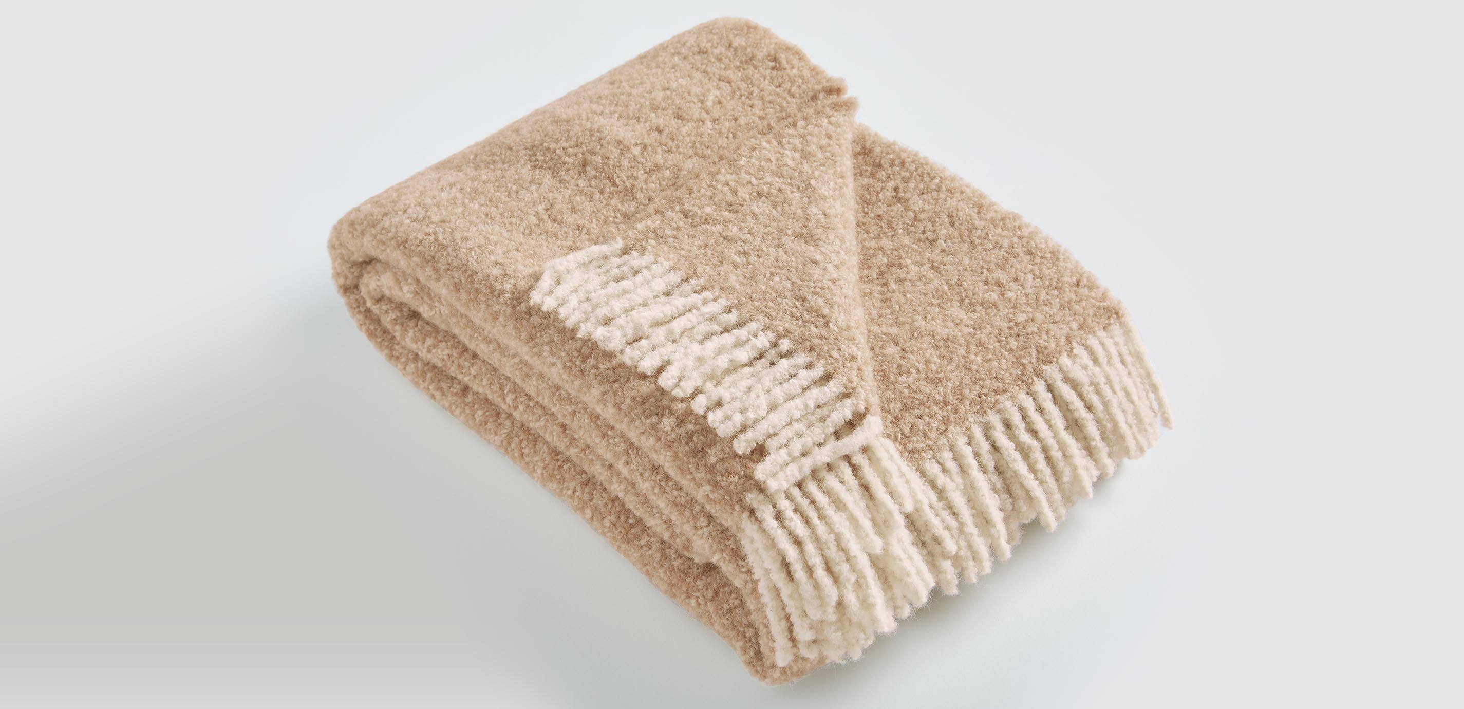 Mixed Boucl&eacute; Alpaca Throw_1