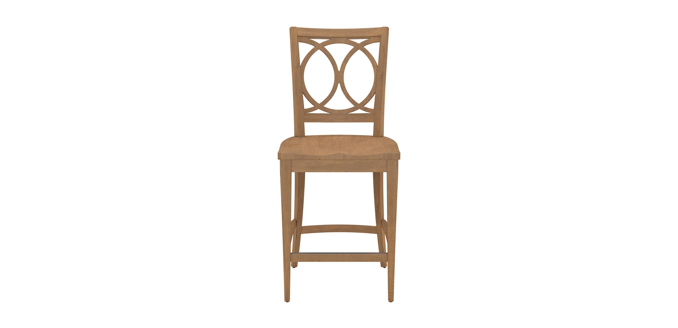 Cyra Counter Stool, Wood Seat