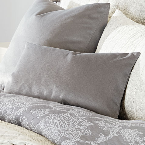 Brushed Velvet Lumbar Pillow Product Tile Hover Image 062076MST