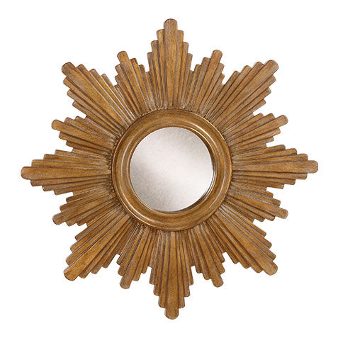 26" Gold Sunburst Mirror image