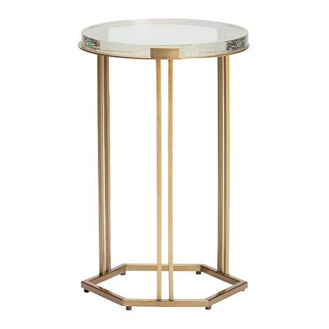 Arden Accent Table, Brass image