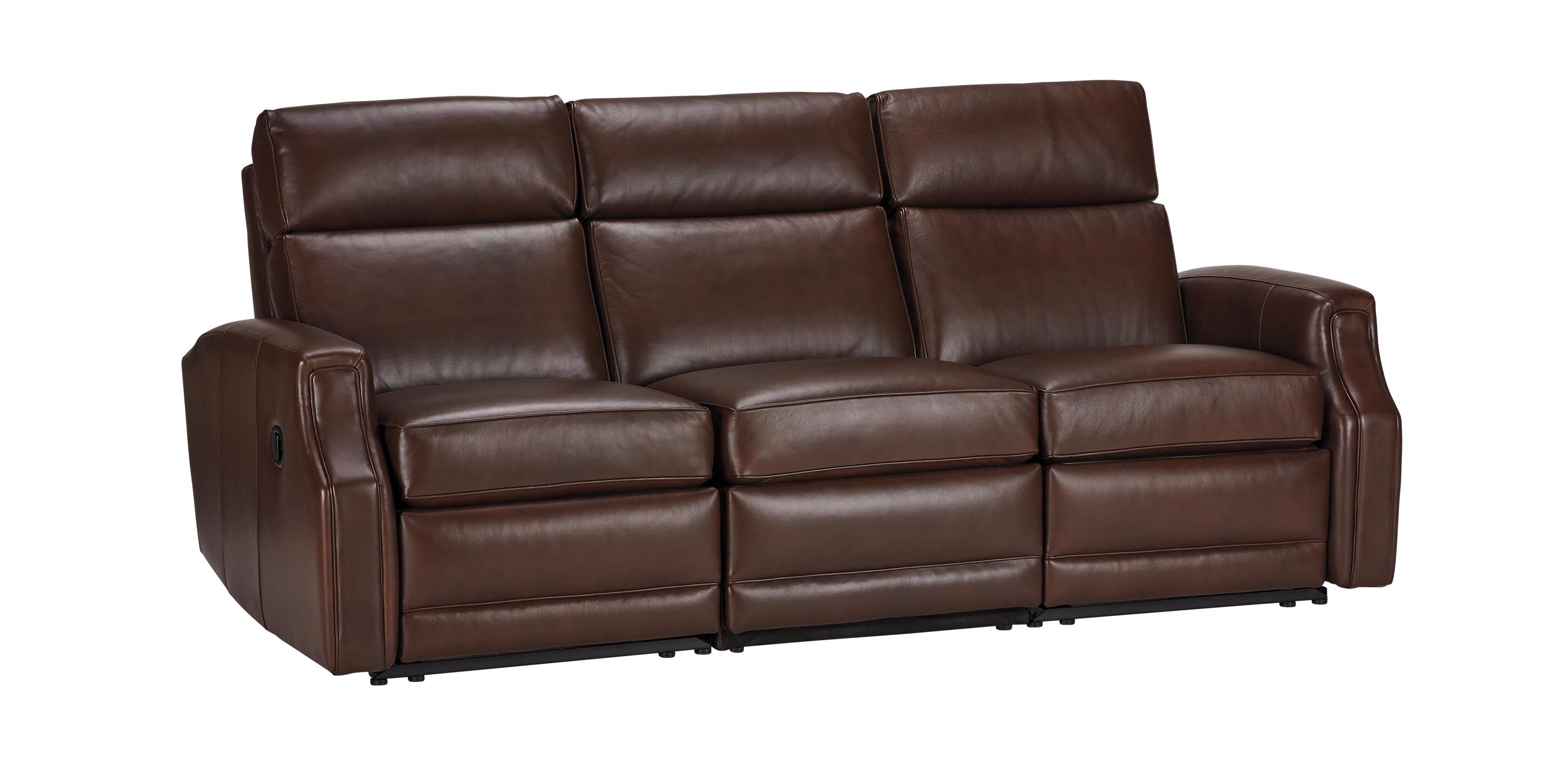 Conover Scoop-Arm Wall-Reclining Modular Leather Sofa_4