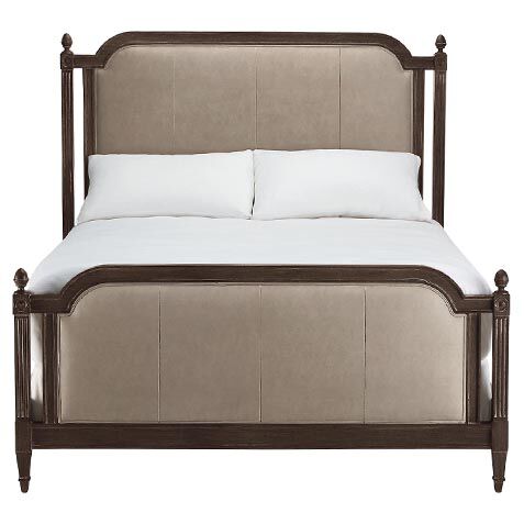 Allesandra Leather-Panel Bed image