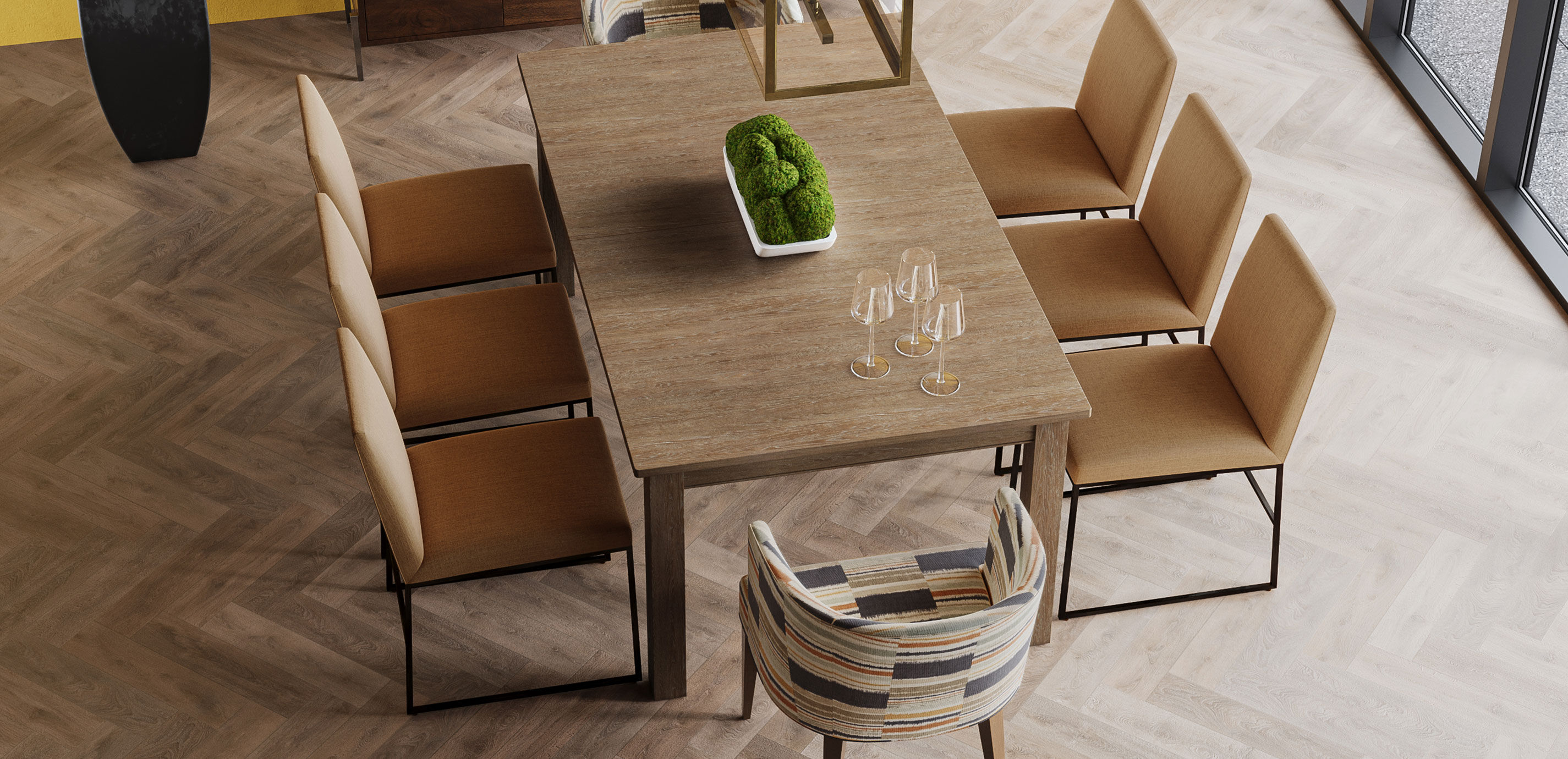 Jewel Metal Base Dining Chair_7