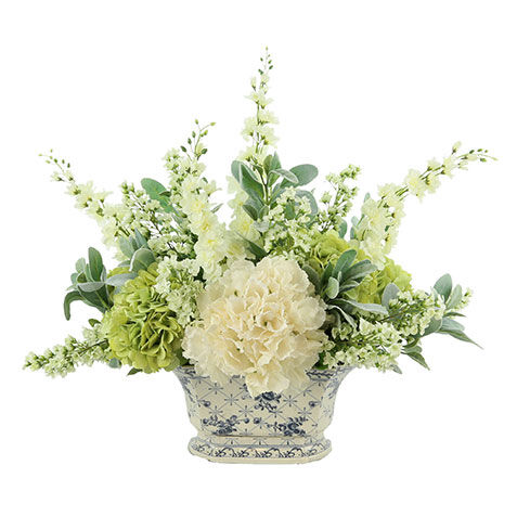 Hydrangea Byzantina in Cache Pot image