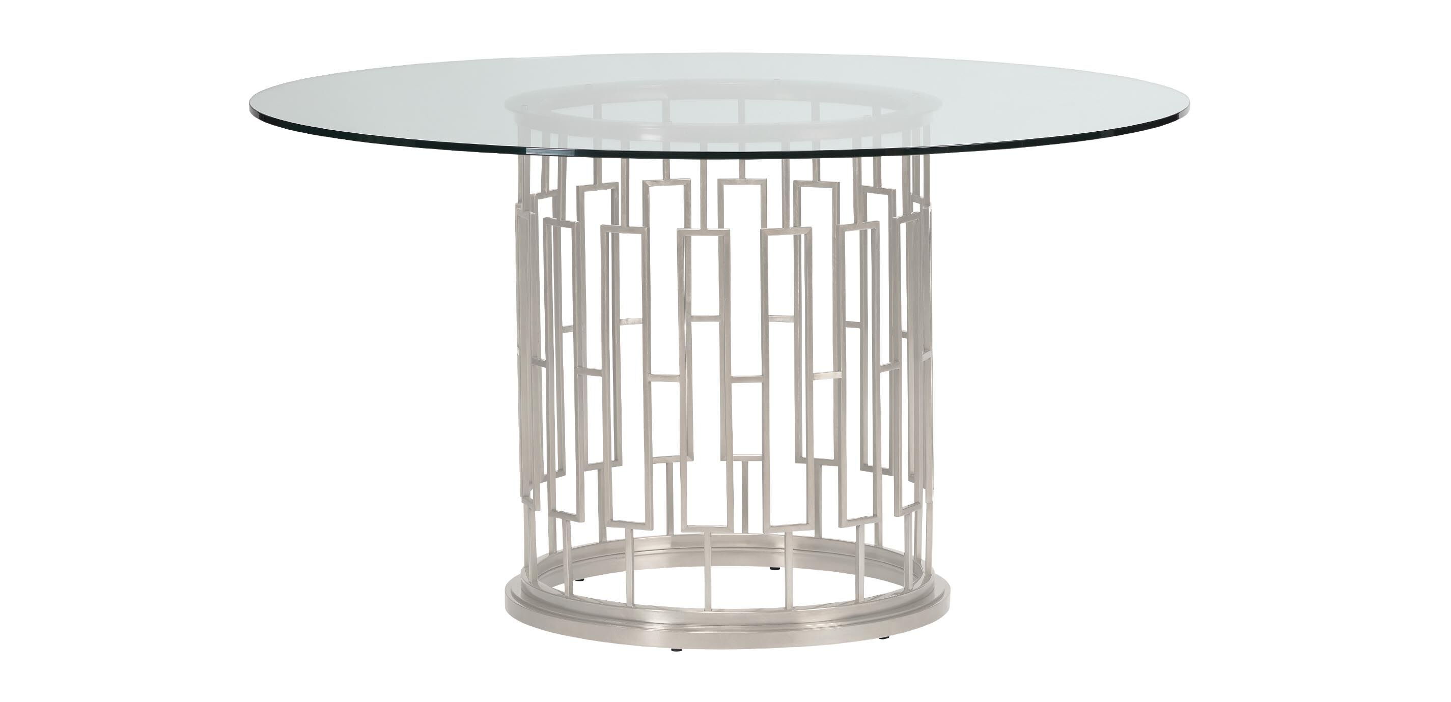 Teresa Round Glass Dining Table
